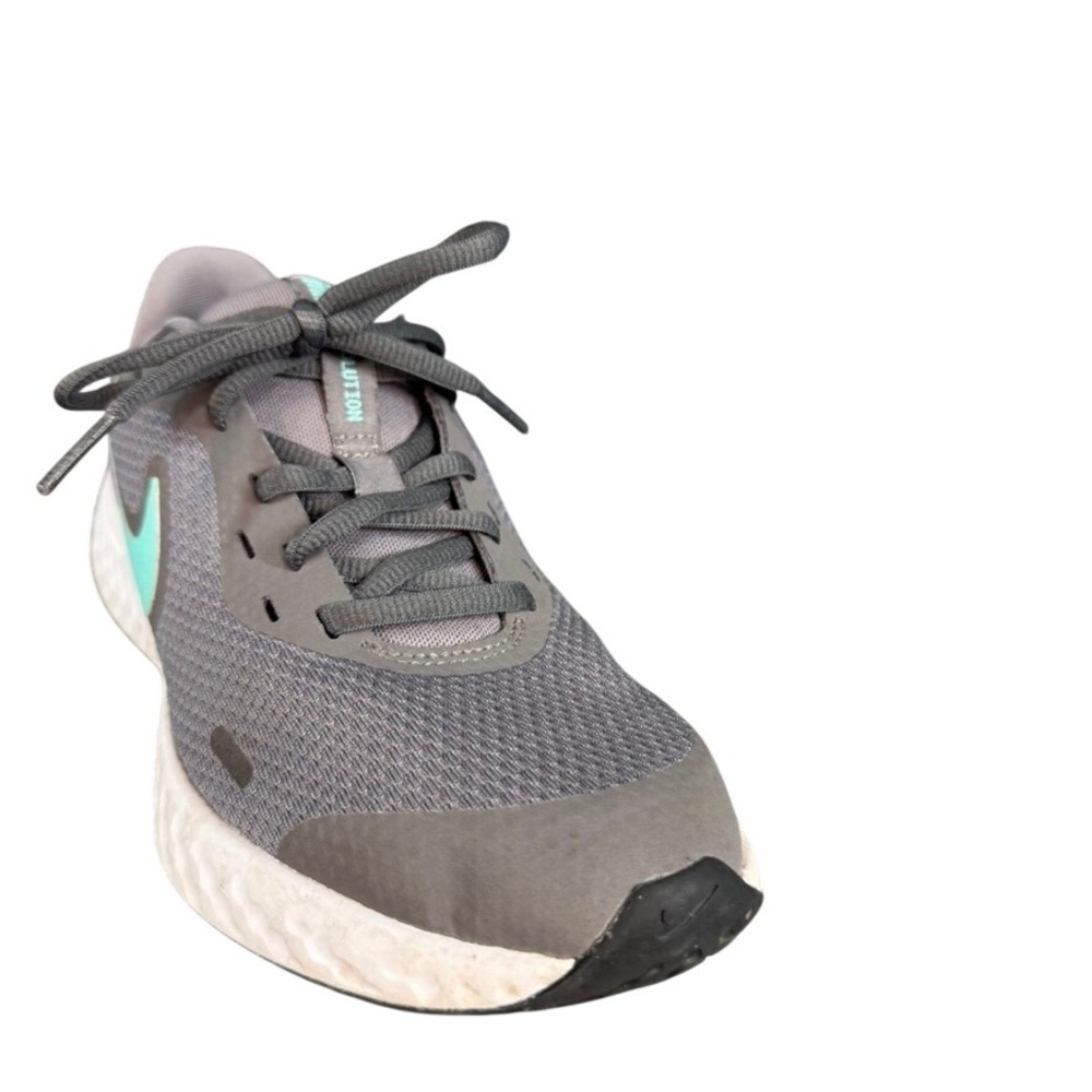 Nike Revolution 5 Womens Running Shoes Grey Teal Pink BQ3204-013 Sz 6.5